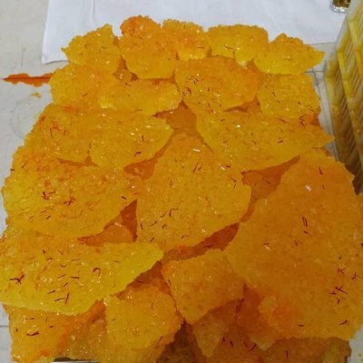 نبات تخته‌ای زعفرانی 5 کیلویی | برای فروش عمده